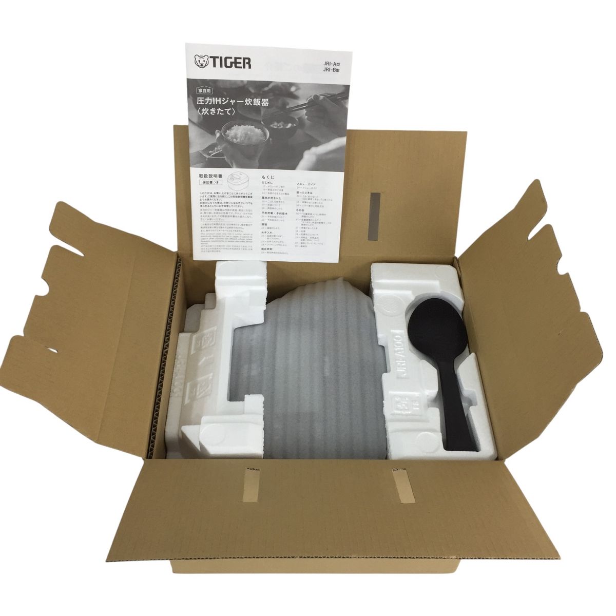 TIGER タイガー JRI-A 100 KM 圧力IHジャー 炊飯器 炊きたて 調理家電 ♥
