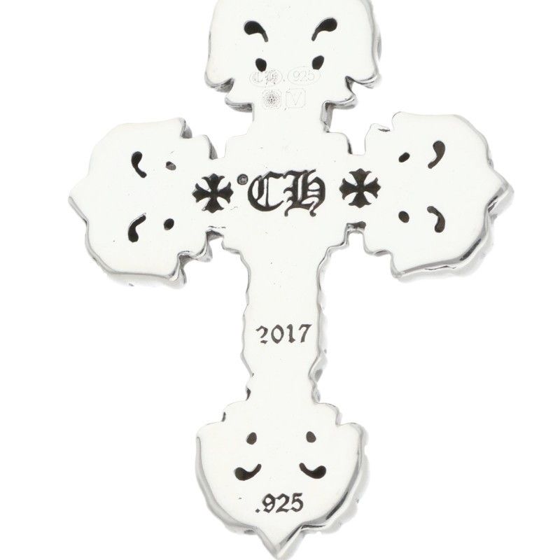 PAVEダイヤシルバーネックレストップ