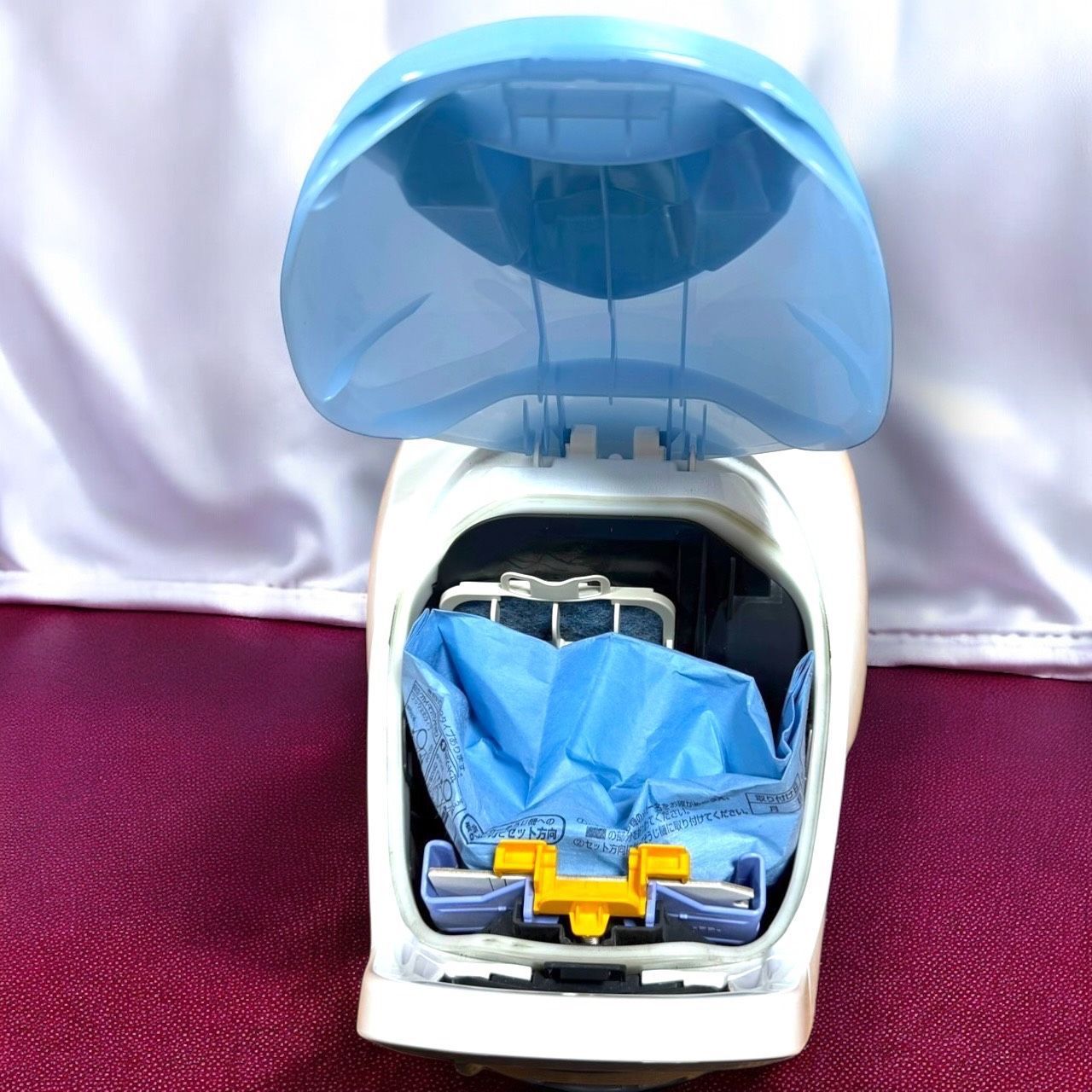 ☆送料無料 美品 MITSUBISHI 三菱電機 TC-FXG5J A ミルキーブルー 紙