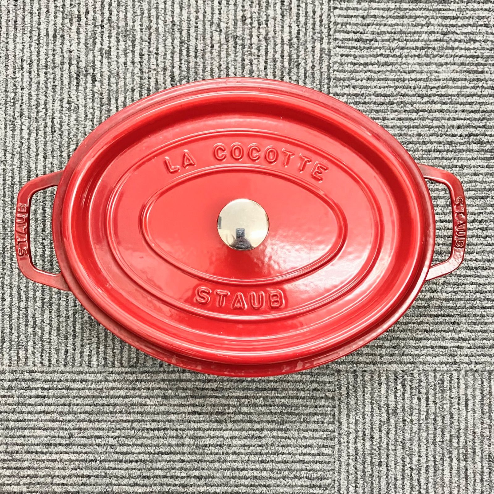 STAUB ストウブ ピコ ココット オーバル チェリー 29cm - メルカリ