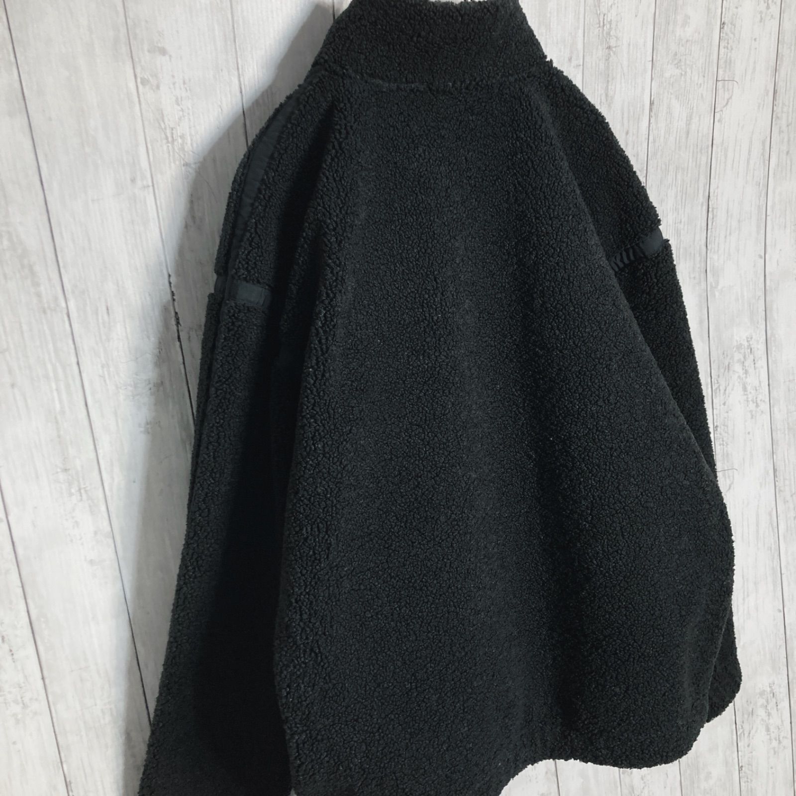 新品未使用】adidas Originals ボアハーフジップ 黒 L 肉厚 #85 - メルカリ