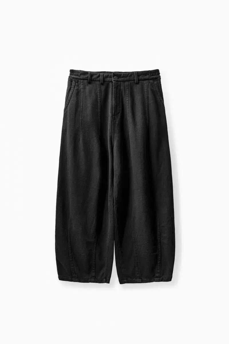 2 Years ago ウォッシュド ジャージ コットン バルーン パンツ ブラック