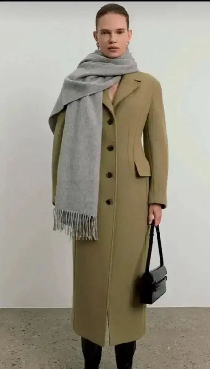 オル Orr アワーグラス ウールコート