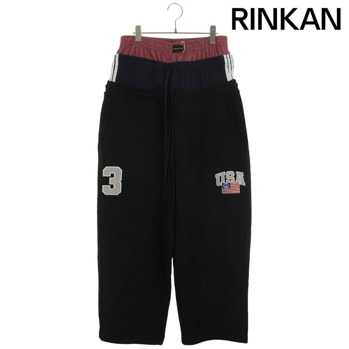 プロジェクトジーアール 3 LAYERED SWEAT PANT レイヤードデザインロングパンツ メンズ 2