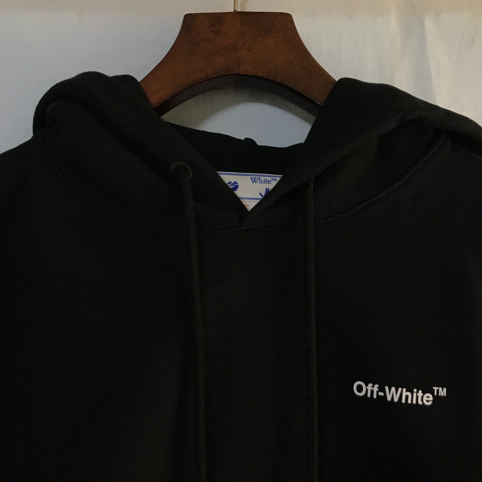 城東75-018] OFF-WHITE オフホワイト 22SS WAVE DIAG SLIM Hood 