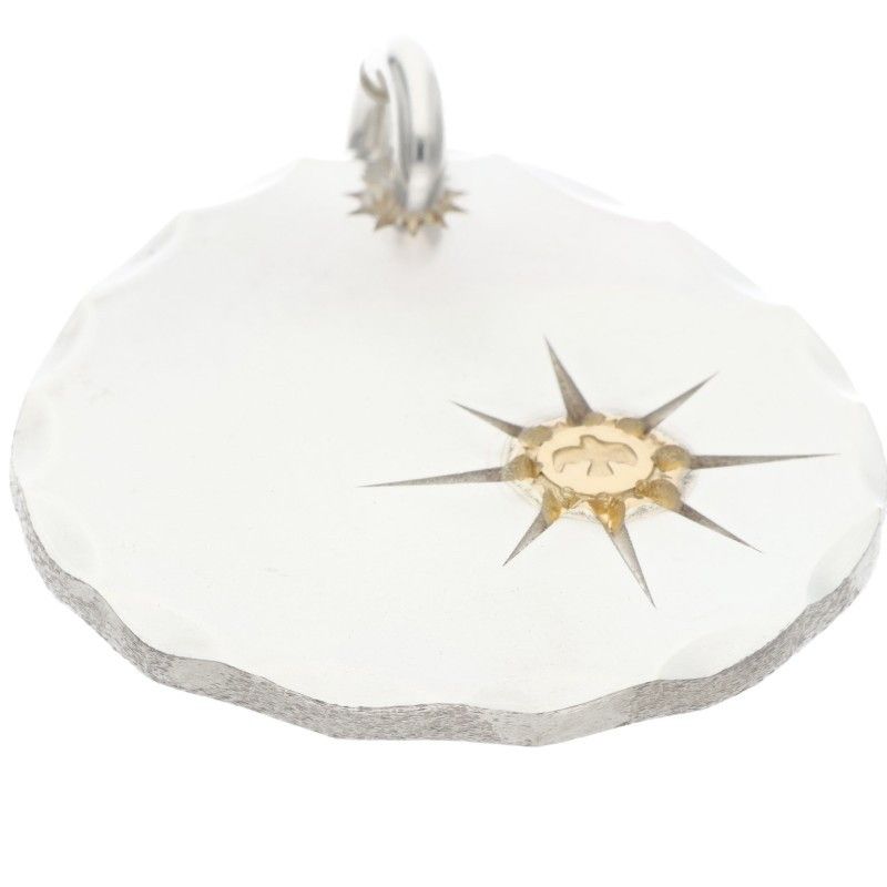  ゴローズ 印台ずれ 大メタル ネックレストップ メンズ 大 ネックレス アクセサリー