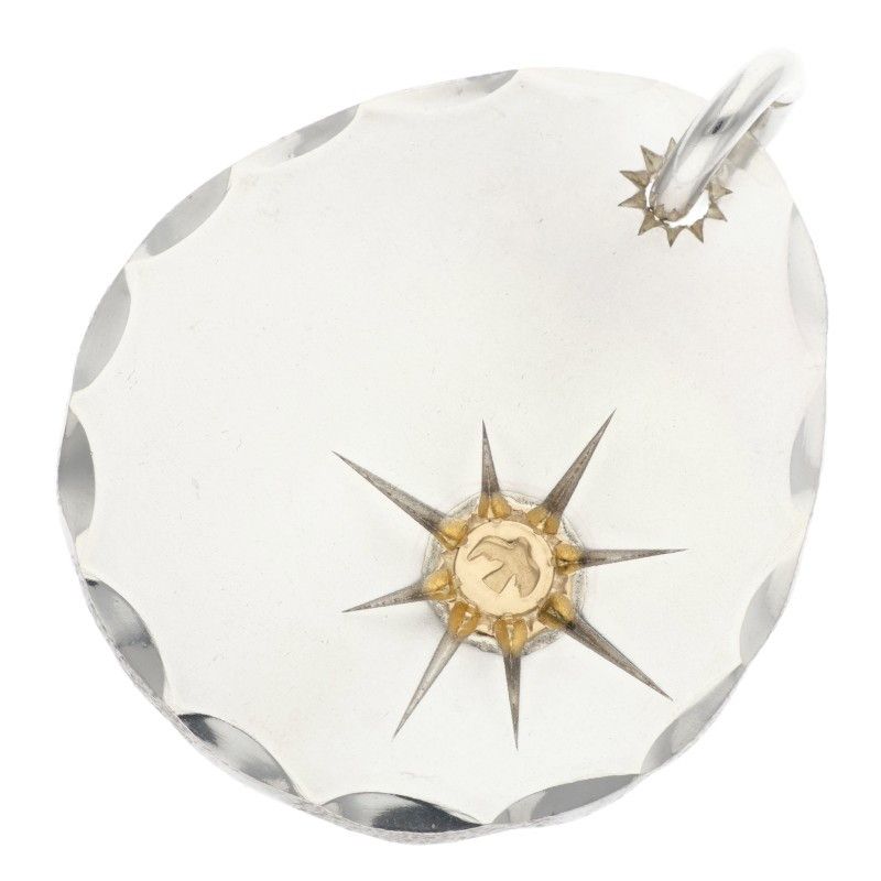 ゴローズ 印台ずれ 大メタル ネックレストップ メンズ 大