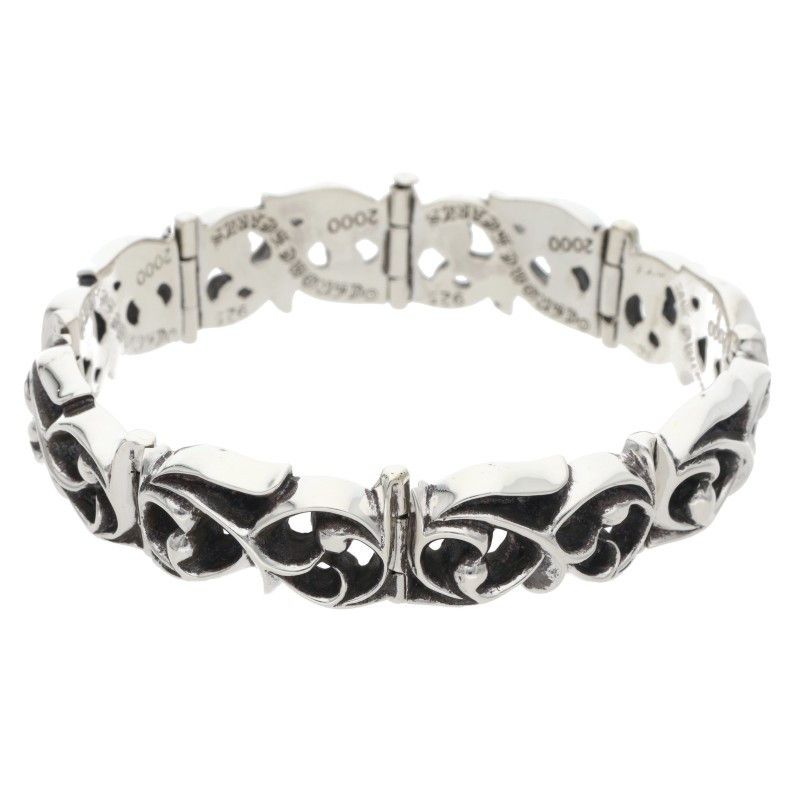 クロムハーツ ETRNITY VINE BAND LINK エタニティヴァインバンドリンク シルバーブレスレット メンズ 8