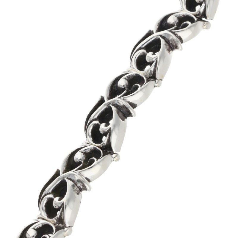  クロムハーツ ETRNITY VINE BAND LINK エタニティヴァインバンドリンク シルバーブレスレット メンズ 8 ブレスレット アクセサリー