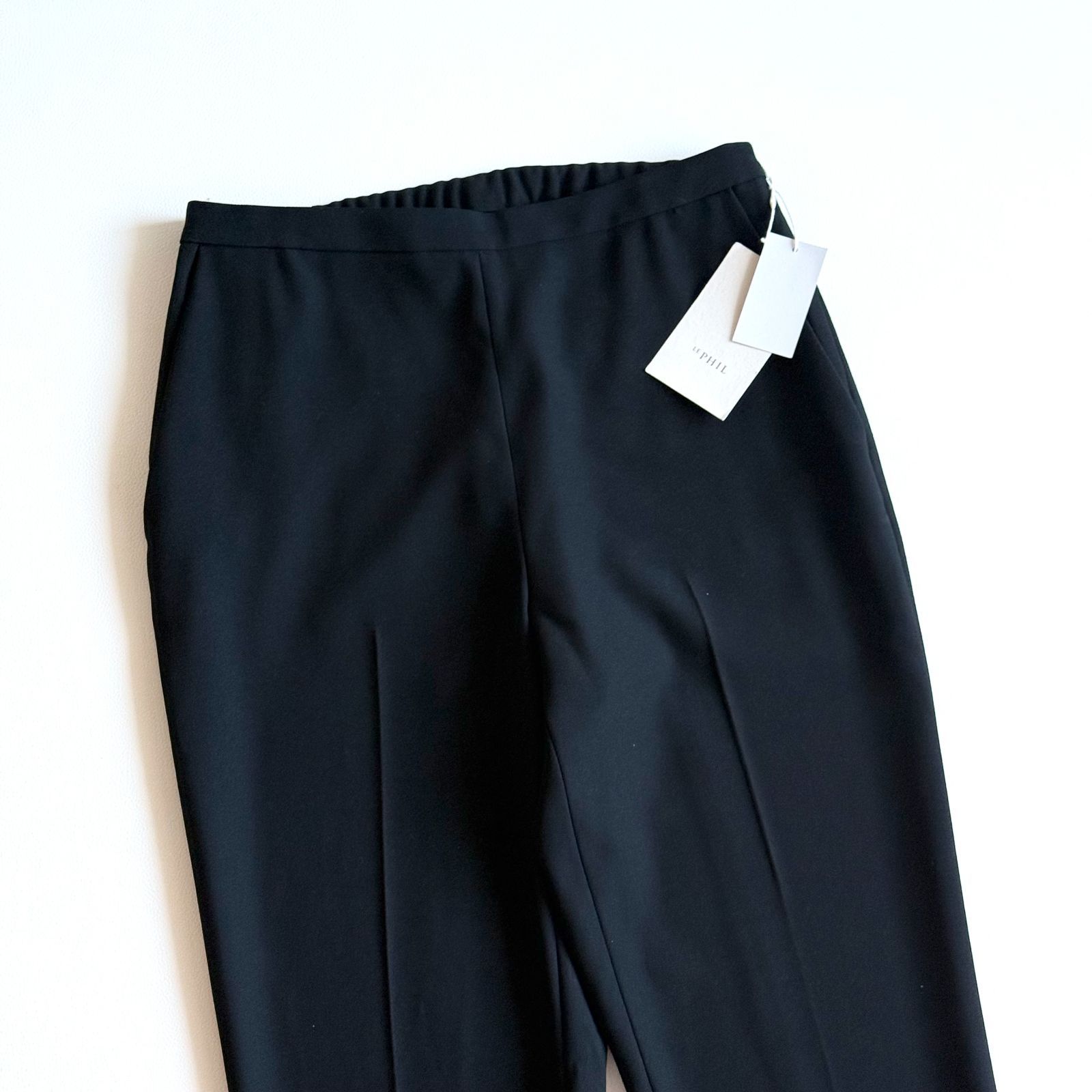 ◇タグ付き◇ LE PHIL ルフィル 2WAYツイルパンツ テーパード ブラック