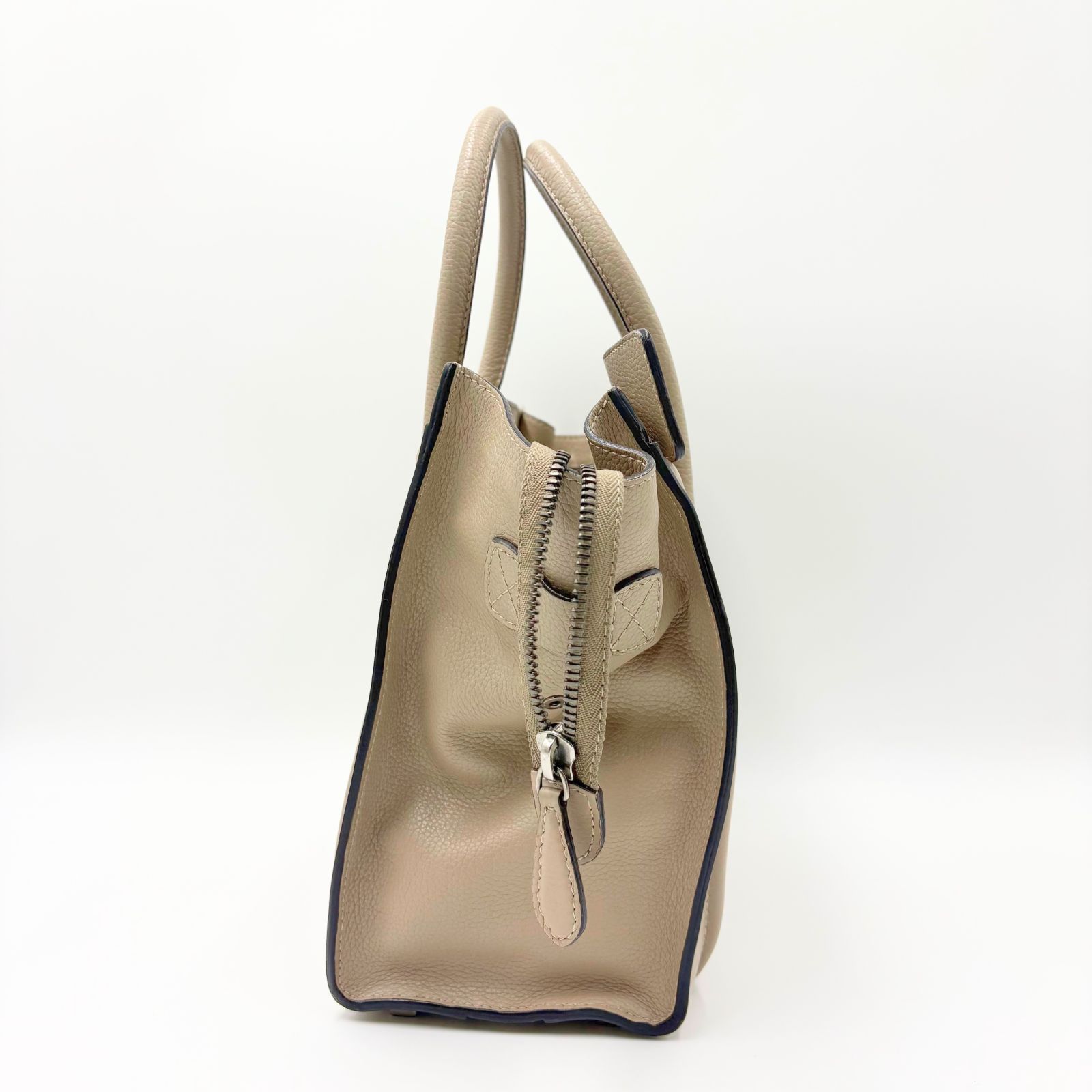 CELINE セリーヌ ラゲージ ハンドバッグ マイクロショッパー レザー