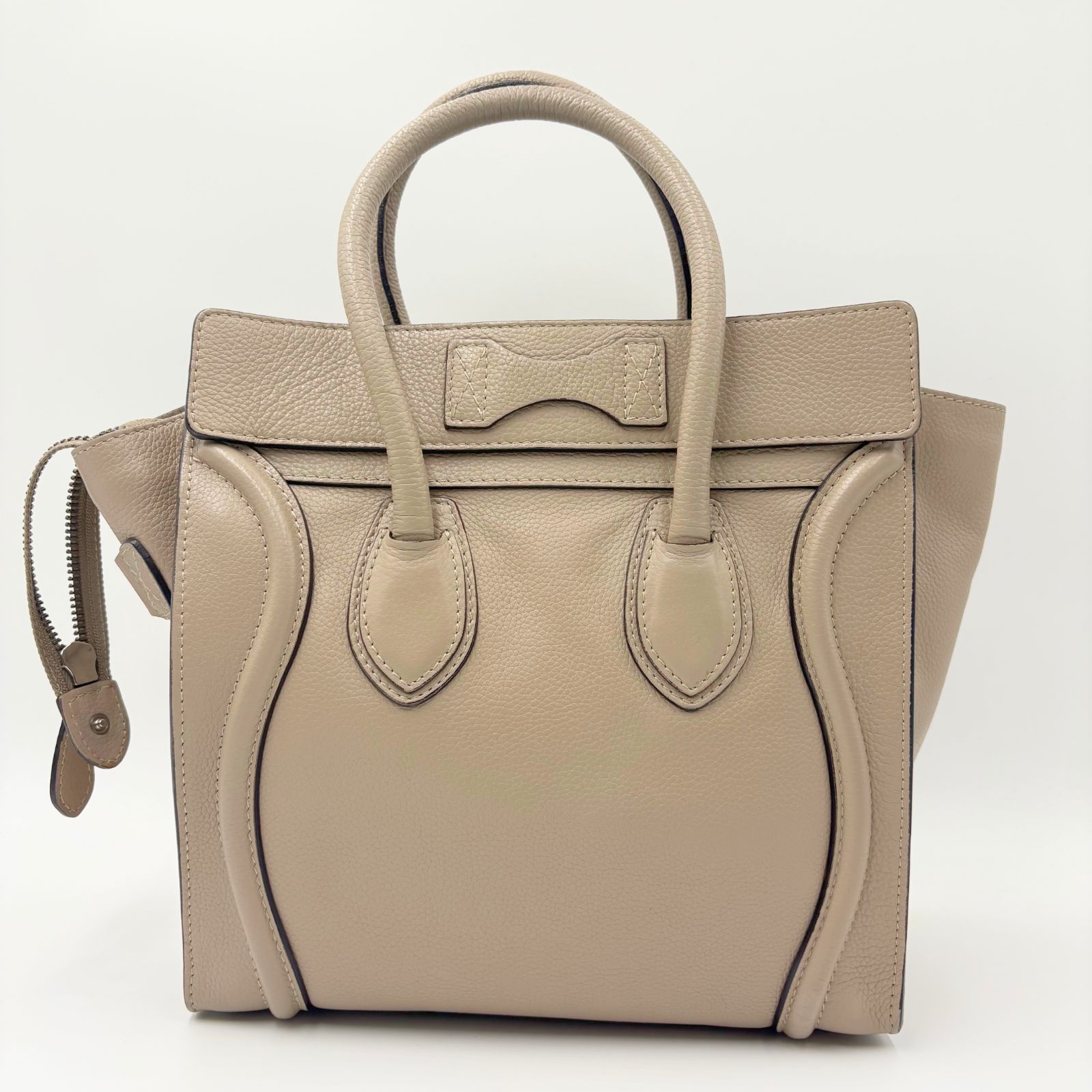 セリーヌ　Céline ベージュ ラゲージ マイクロ ショッパー　デューン 楽天市場】セリーヌ CELINE ラゲージ マイクロショッパー トートバッグ