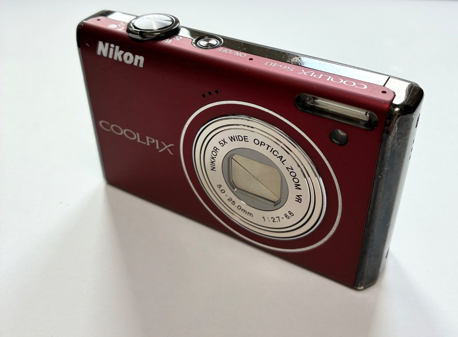ジャンク品] ニコン Nikon COOLPIX S640 レッド - メルカリ