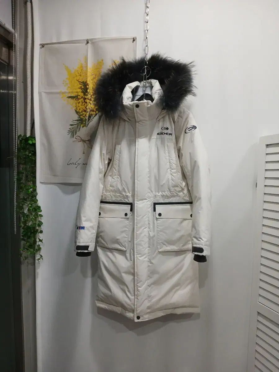 アイダー サファリ ダウンジャケット ロング丈 S 90 メンズ クリーニング済