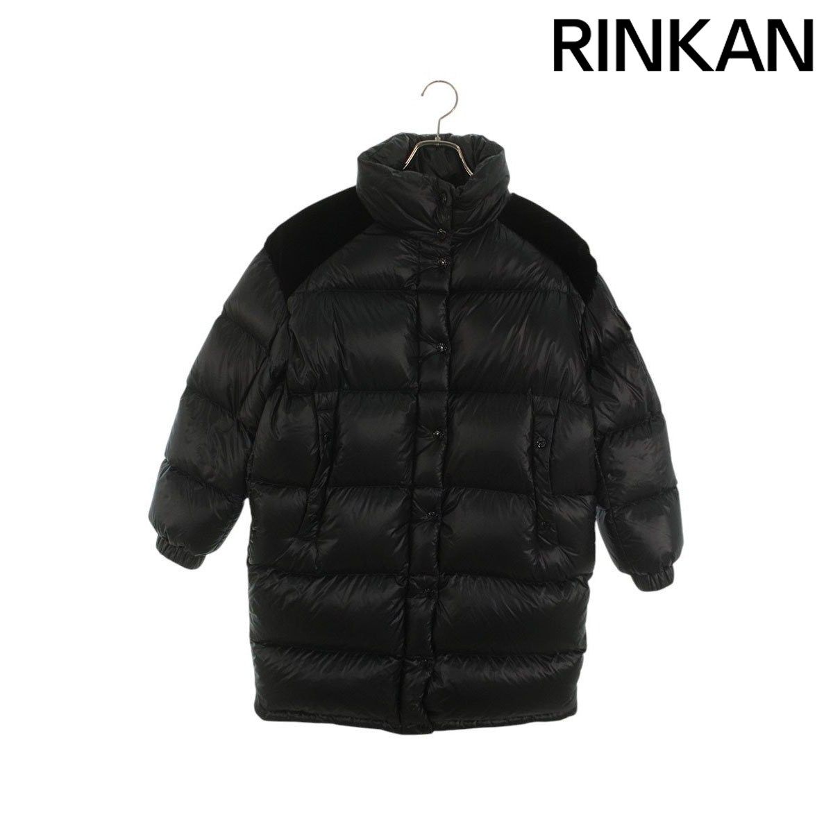 モンクレール NYONG ベロア切り替えナイロンダウンコート メンズ 1