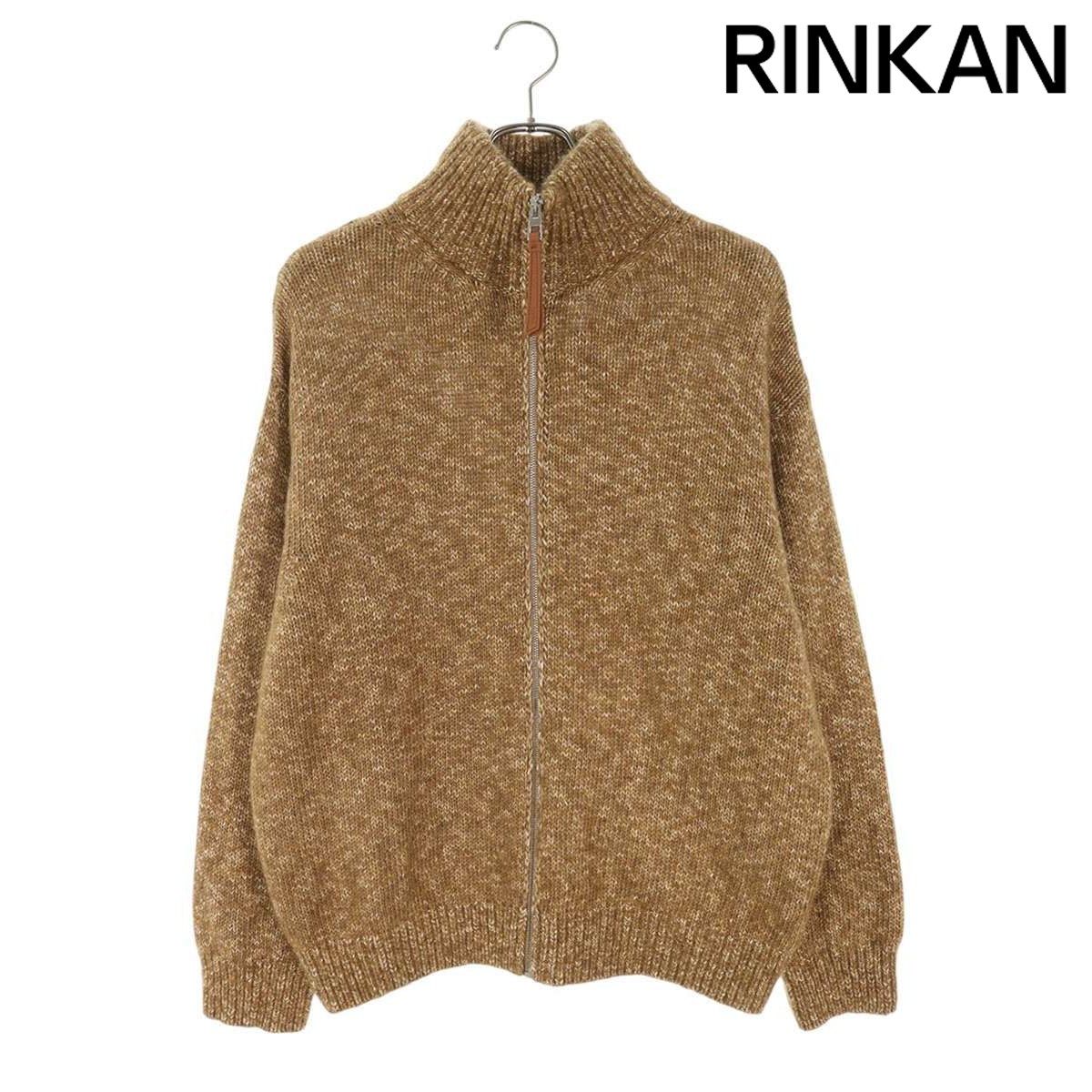 ロエベ 25 AW バックロゴジップアップカーディガン メンズ S