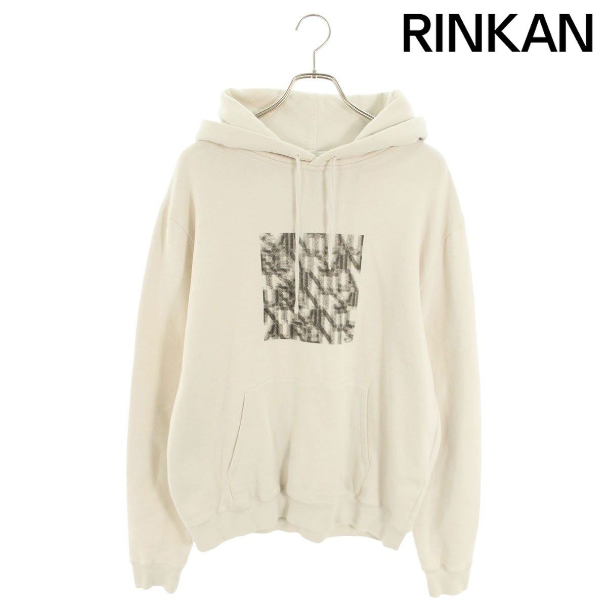 サンローランパリ 665272 Y 36 HQ モザイクプリント プルオーバーパーカー メンズ XL