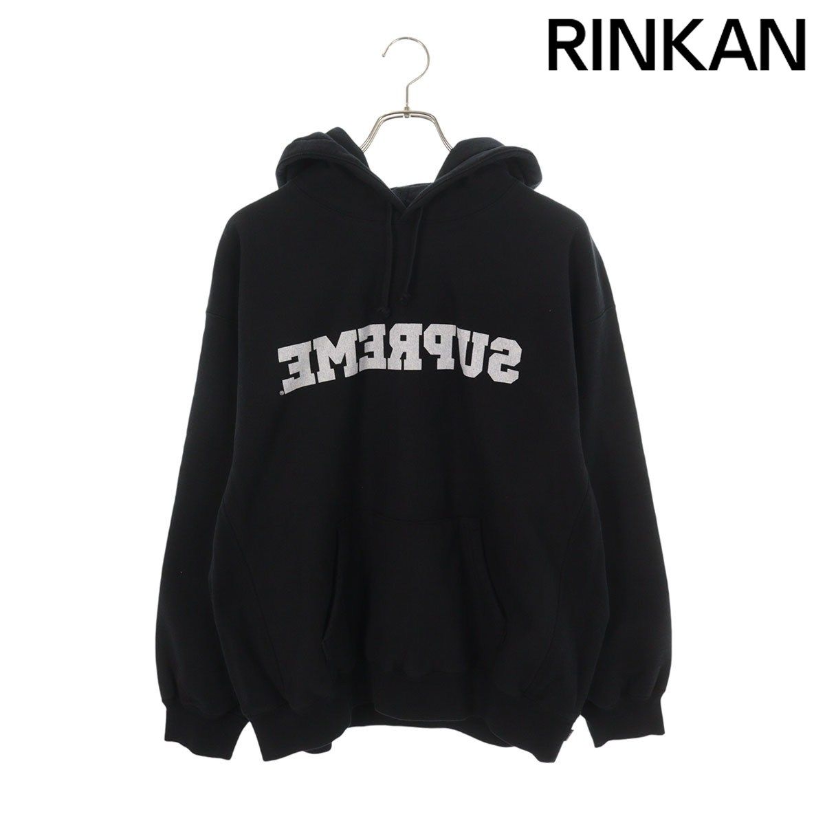 シュプリーム 25 SS Reverse Hooded Sweatshirt リバースフーデッドプルオーバーパーカー メンズ L