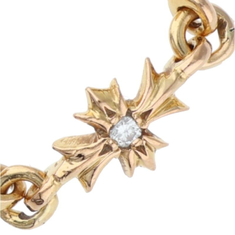  クロムハーツ 22 K RING TNY E CH PLS DIA|タイニーECHプラス ダイヤ|ゴールドリング メンズ 11号 リング 指輪 アクセサリー