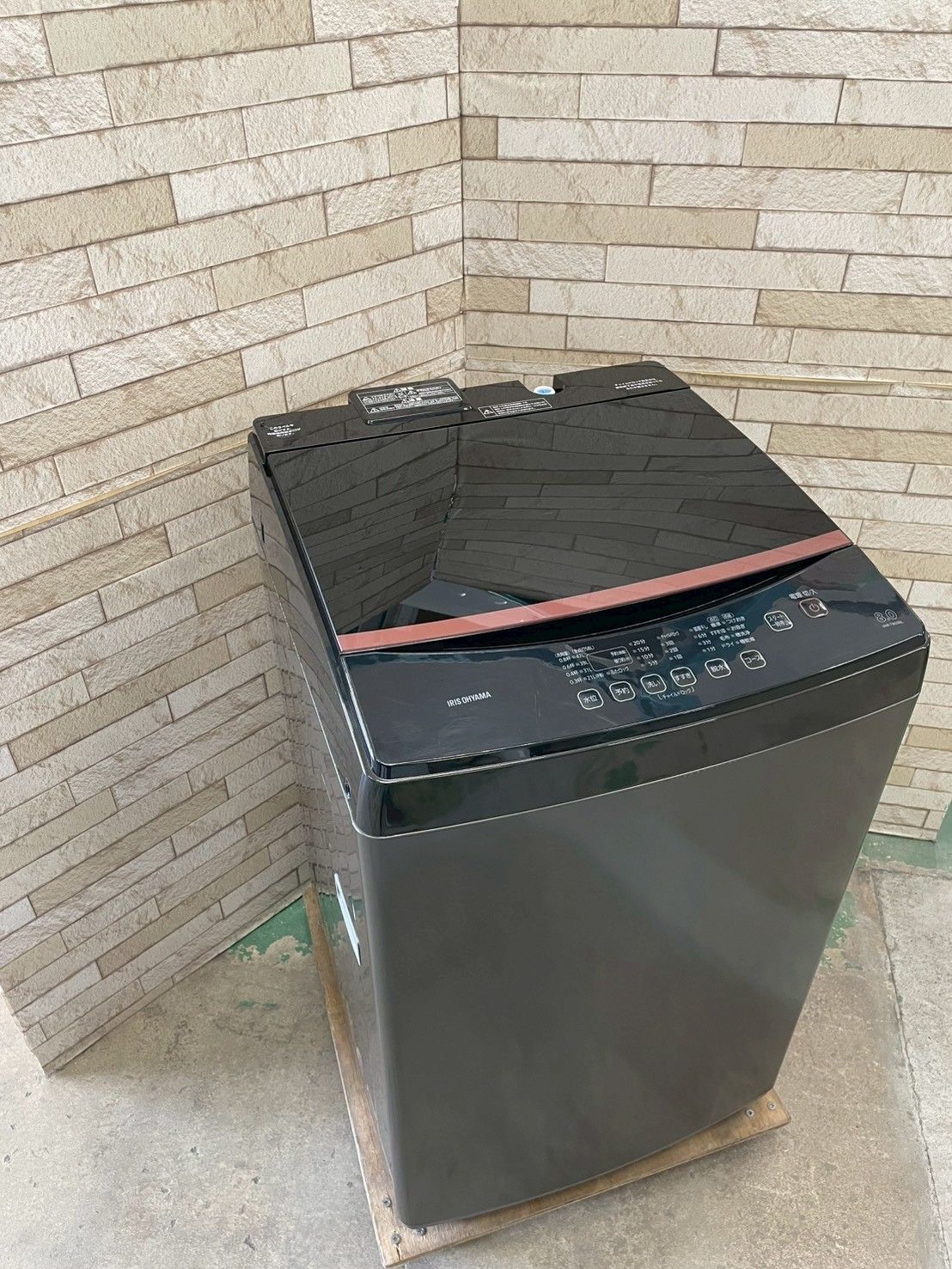 大阪 3か月保障付き 分解洗浄済み 洗濯機 アイリスオーヤマ 8 kg 2021年 IAW-T 803 BL IS-1196