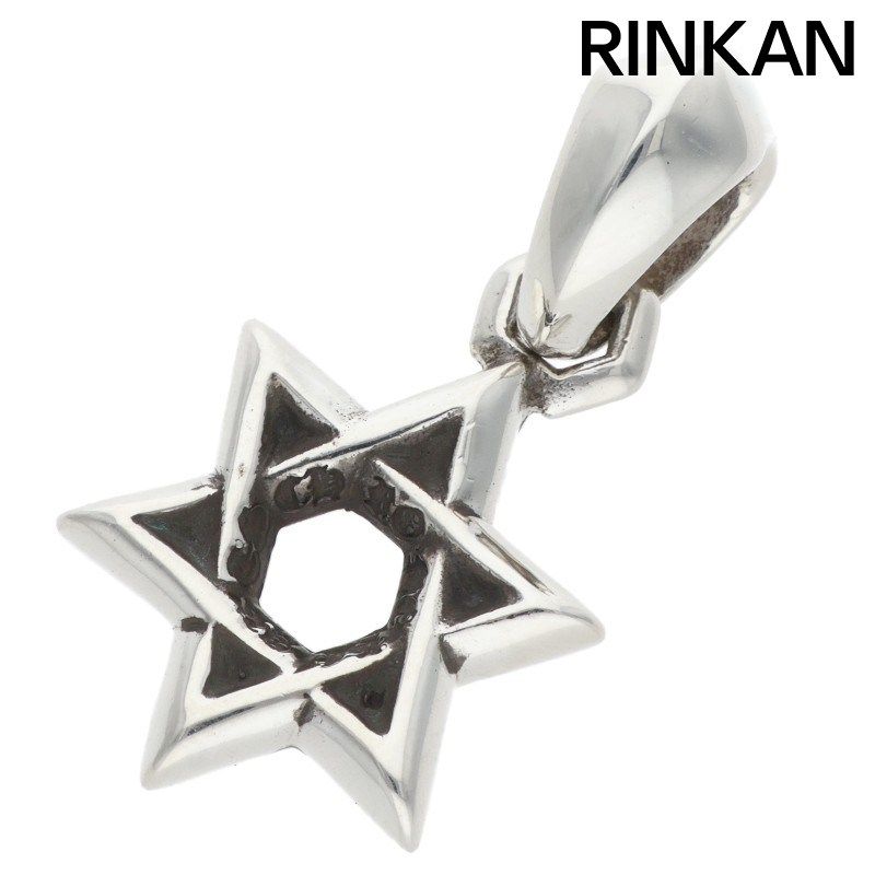 クロムハーツ STAR OF DAVID CHARM|スターオブダビデチャーム シルバーネックレストップ メンズ