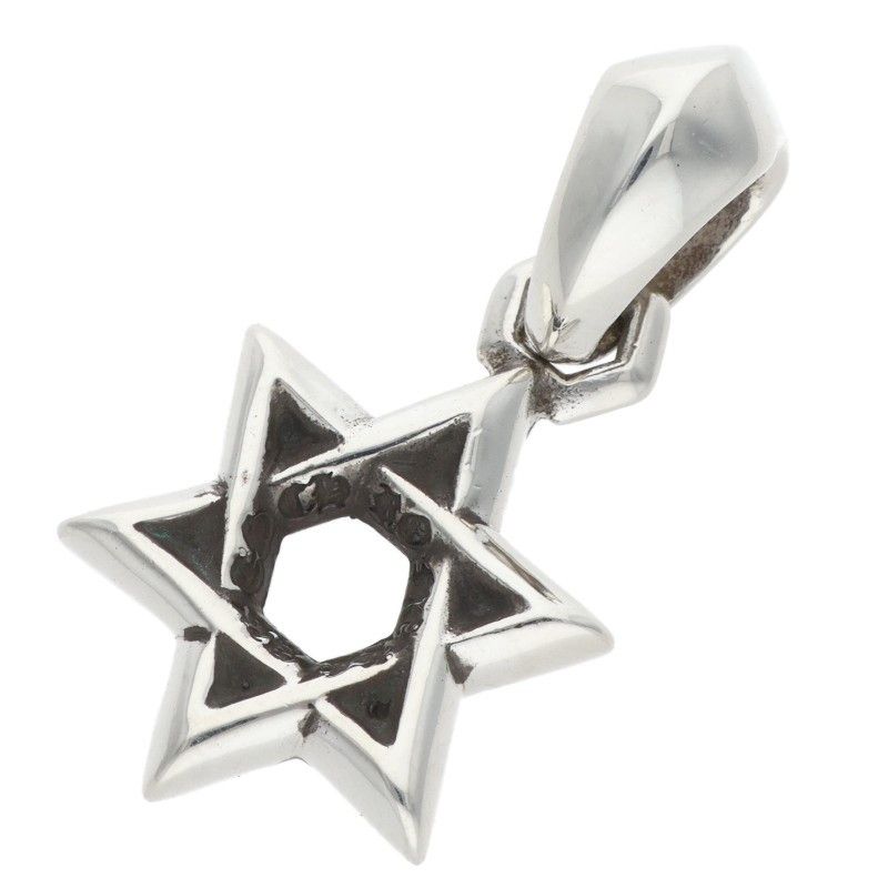 クロムハーツ STAR OF DAVID CHARM|スターオブダビデチャーム シルバーネックレストップ メンズ