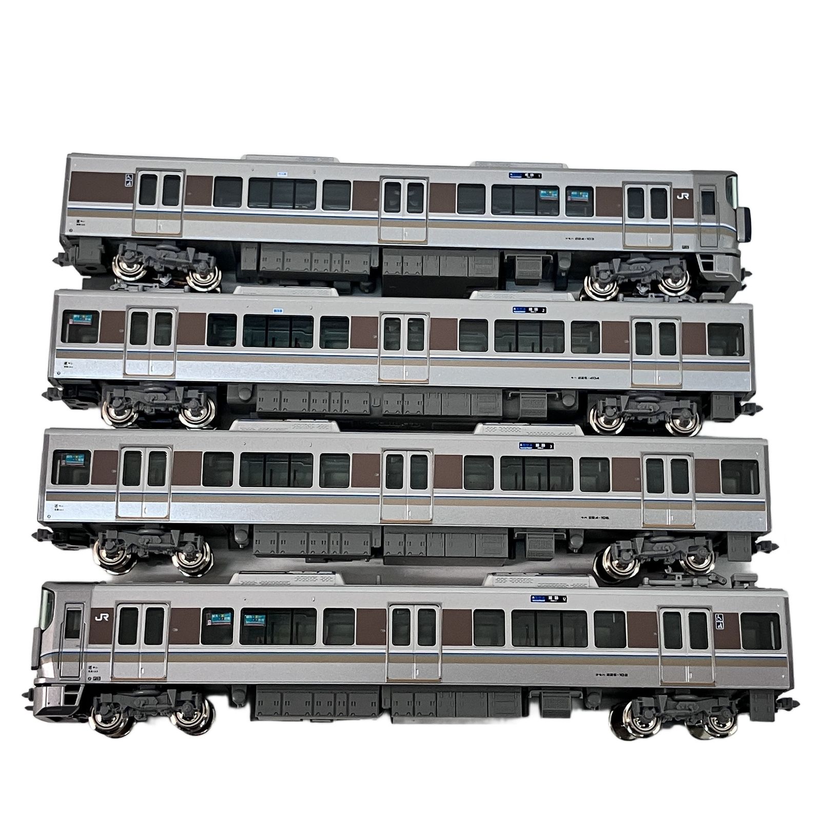 KATO JR225系100番台 新快速 4両セット 鉄道模型 Nゲージ 中古 良好