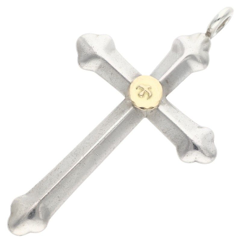 ゴローズ 小金メタル付きクロス ネックレストップ メンズ 小