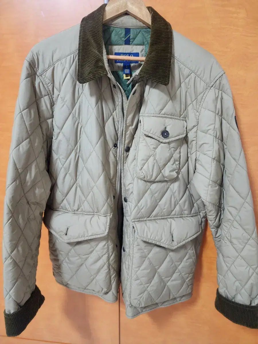 ポロ カーキ キルティング ジャケット