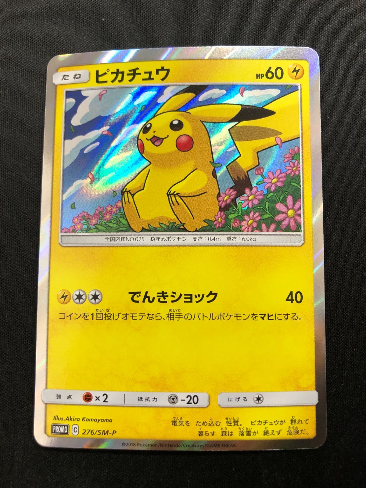 ピカチュウ 276 SM P PROMO A 00910