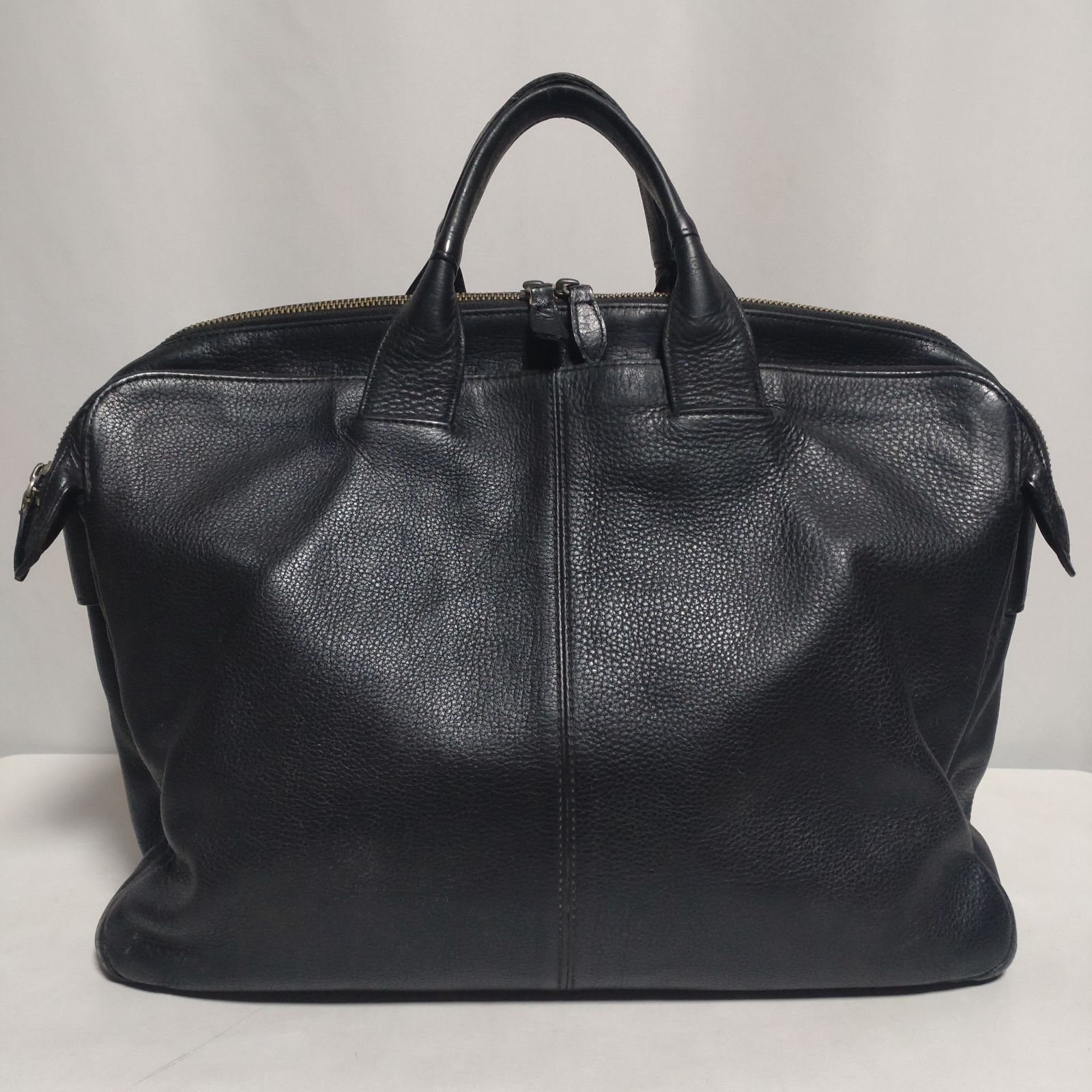 PORTER ポーター 本革 レザー ビジネスバッグ 黒 吉田カバン - メルカリ