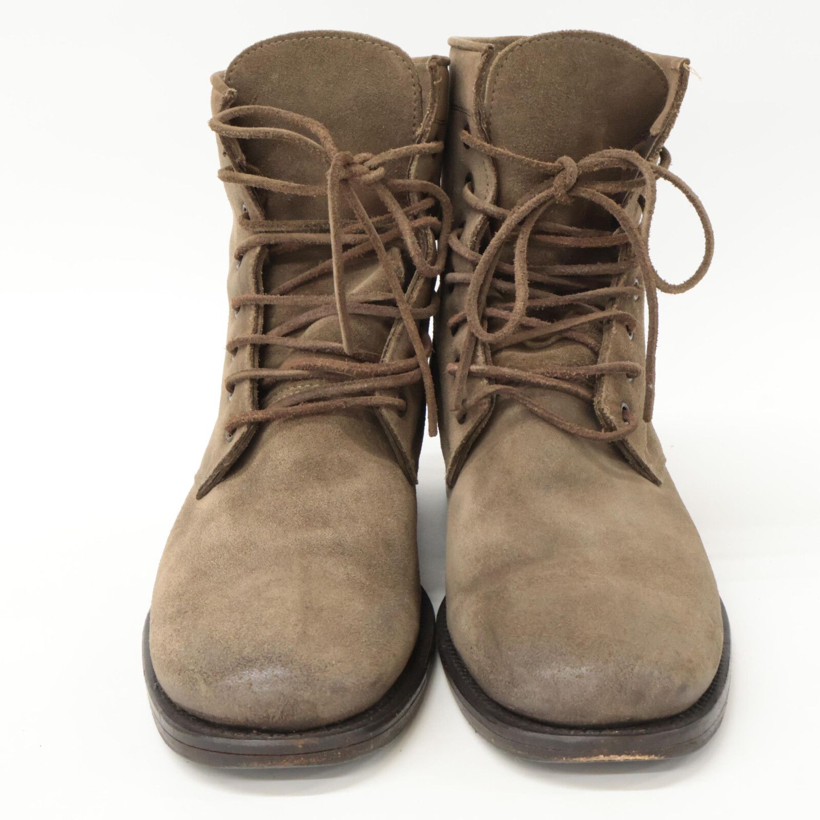 スエード レースアップ