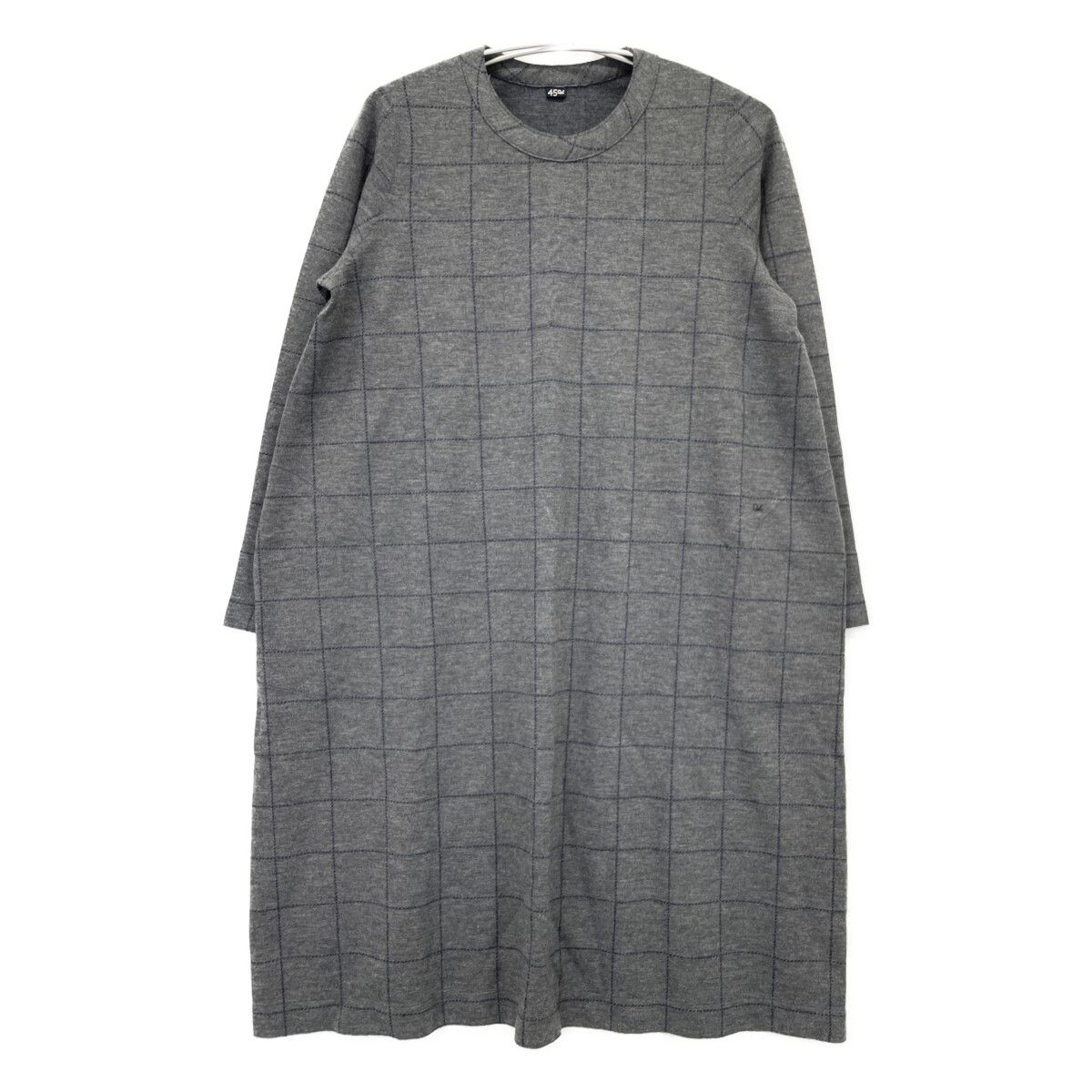 45 R フォーティファイブ アール 5095027 ｸﾞﾚｰ ｳｰﾙ100 ｳｨﾝﾄﾞﾍﾟﾝﾁｪｯｸﾜﾝﾋﾟｰｽ ﾄﾞﾚｽ 表記なし