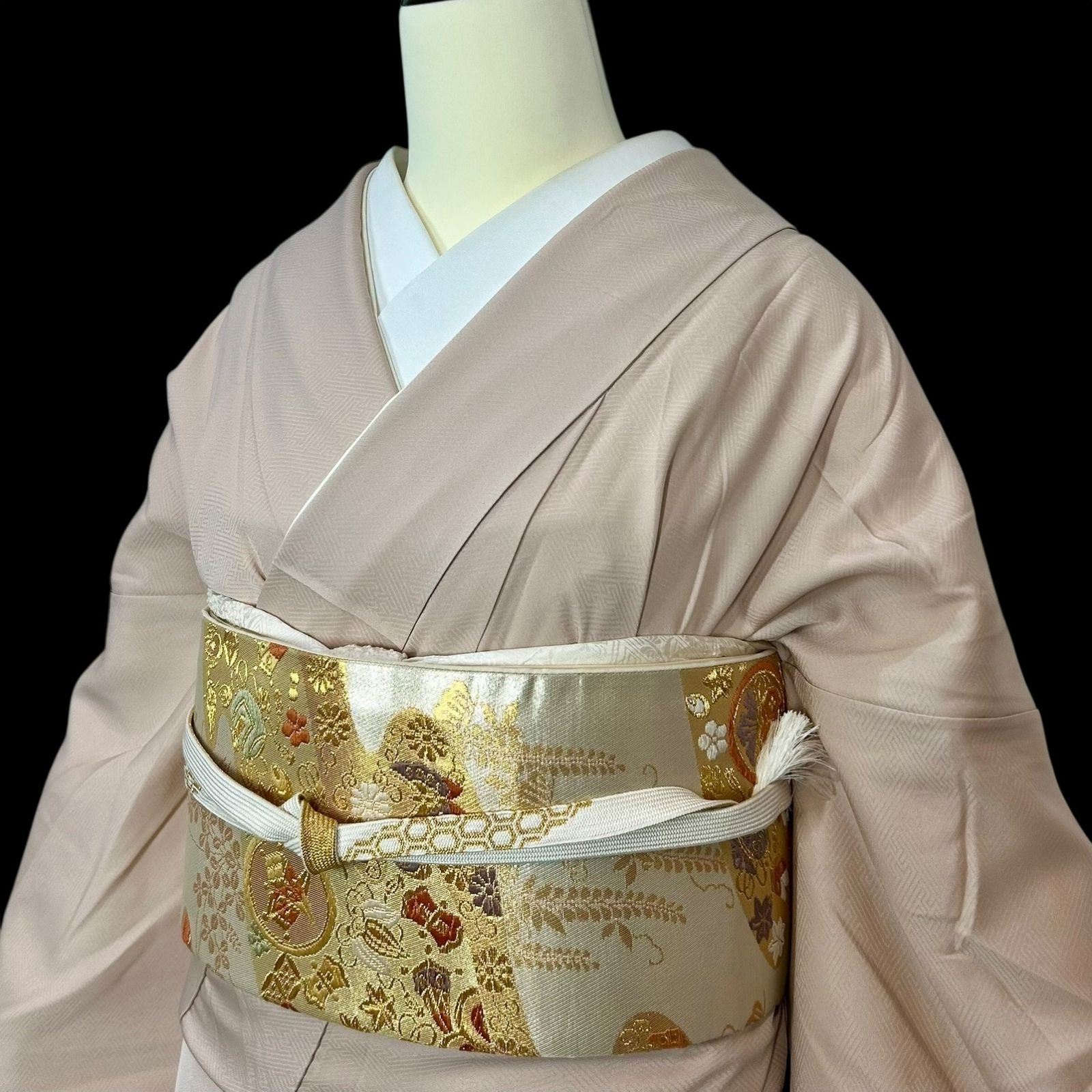 色留袖7点フルセット 三つ紋 正絹 - メルカリ