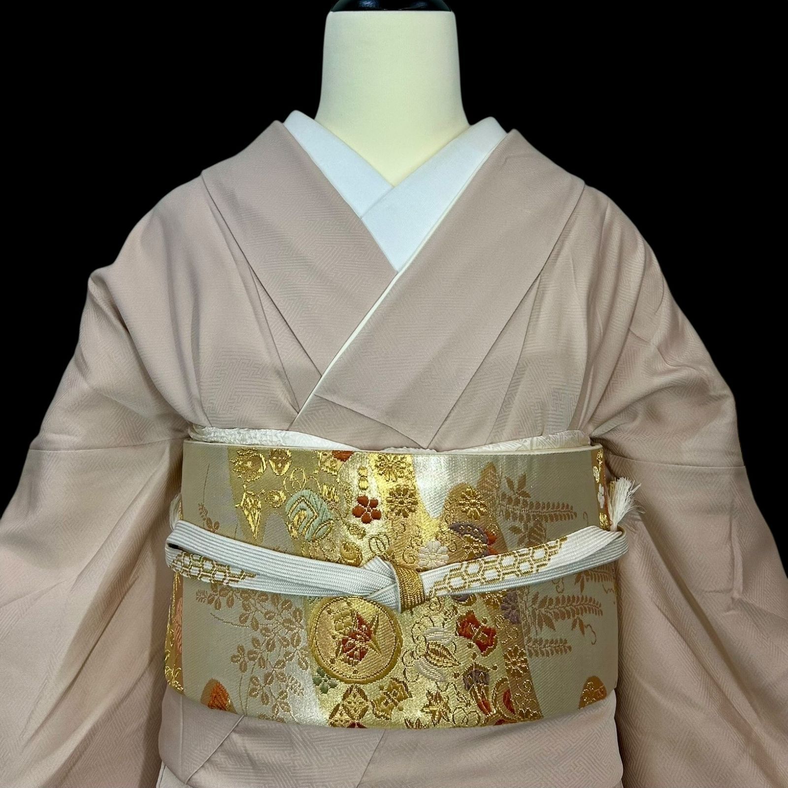 色留袖7点フルセット 三つ紋 正絹 - メルカリ