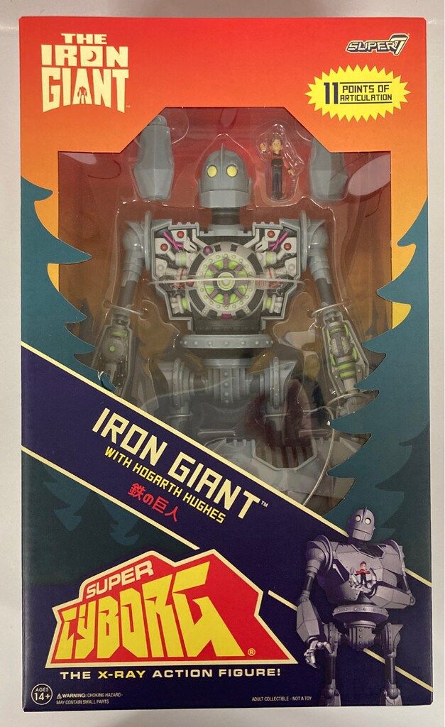 SUPER 7 CYBORG IRON GIANT | WITH HOGARTH HUGHES