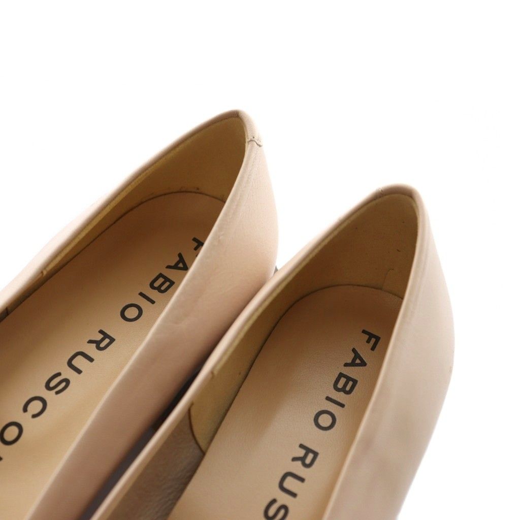 ファビオルスコーニ FABIO RUSCONI スクエアフラットシューズ パンプス