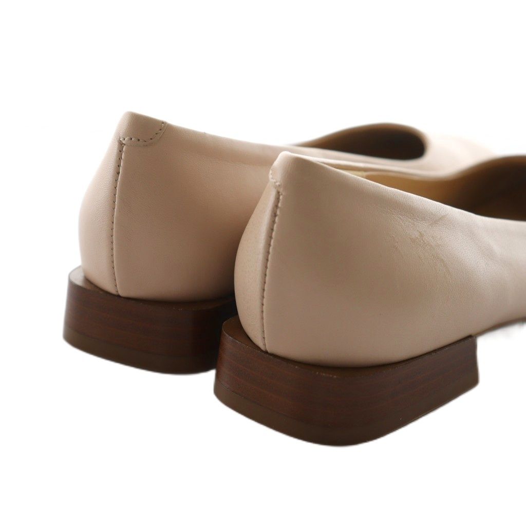 ファビオルスコーニ FABIO RUSCONI スクエアフラットシューズ パンプス