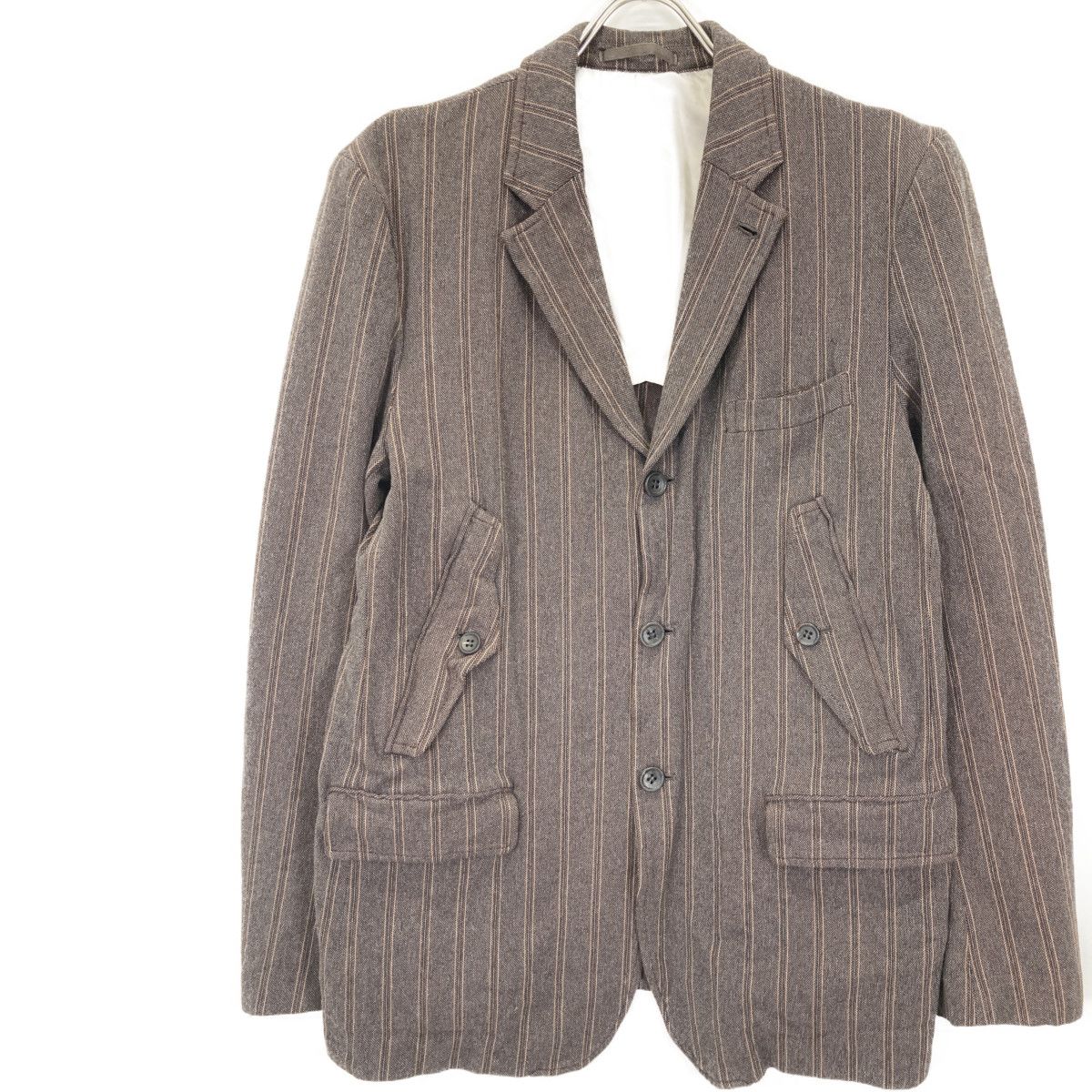 COMMEdesGARCONS HOMME コムデギャルソンオム HO-J003 04年製 ｽﾄﾗｲﾌﾟ縮