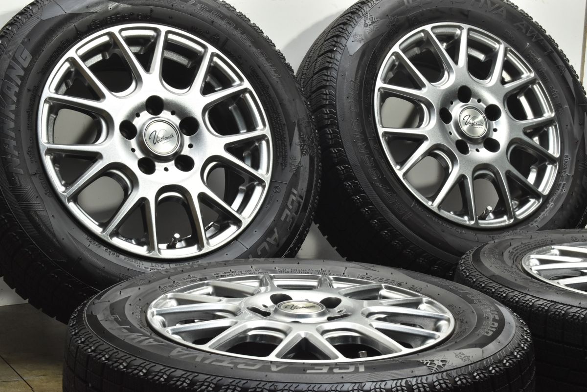 品 ヴェルザンディ 15 in 6 J 43 PCD 114.3 ナンカン アイスアクティバ AW-1 195|65 R ノア ヴォクシー ステップワゴン プレマシー