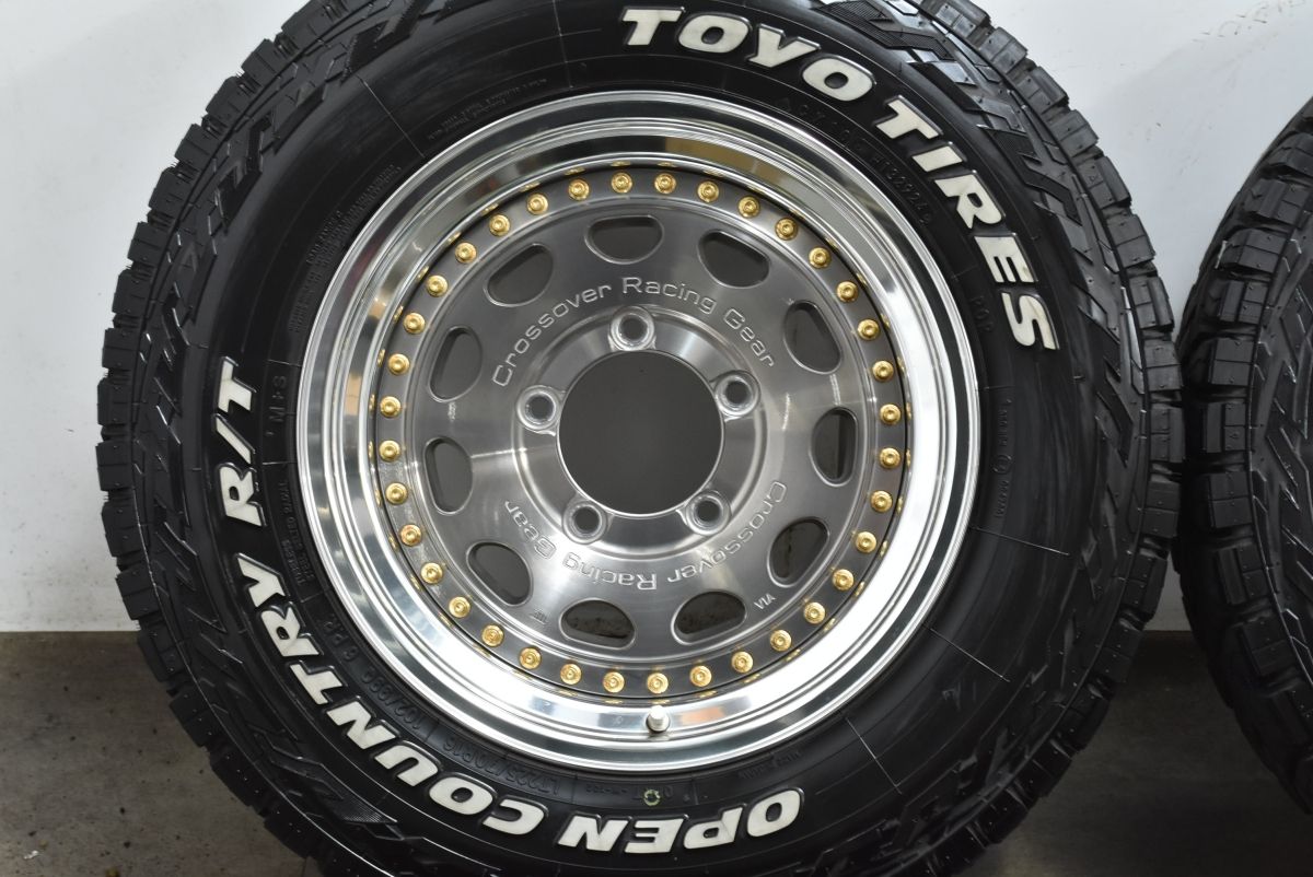  2025年製バリ溝 WORK クラッグ ガルバトレ 16 in 6 J±0 PCD 139.7 トーヨー オープンカントリー R|T LT 225|70 R ジムニー シエラ ノマド 16インチ タイヤ ホイールセット