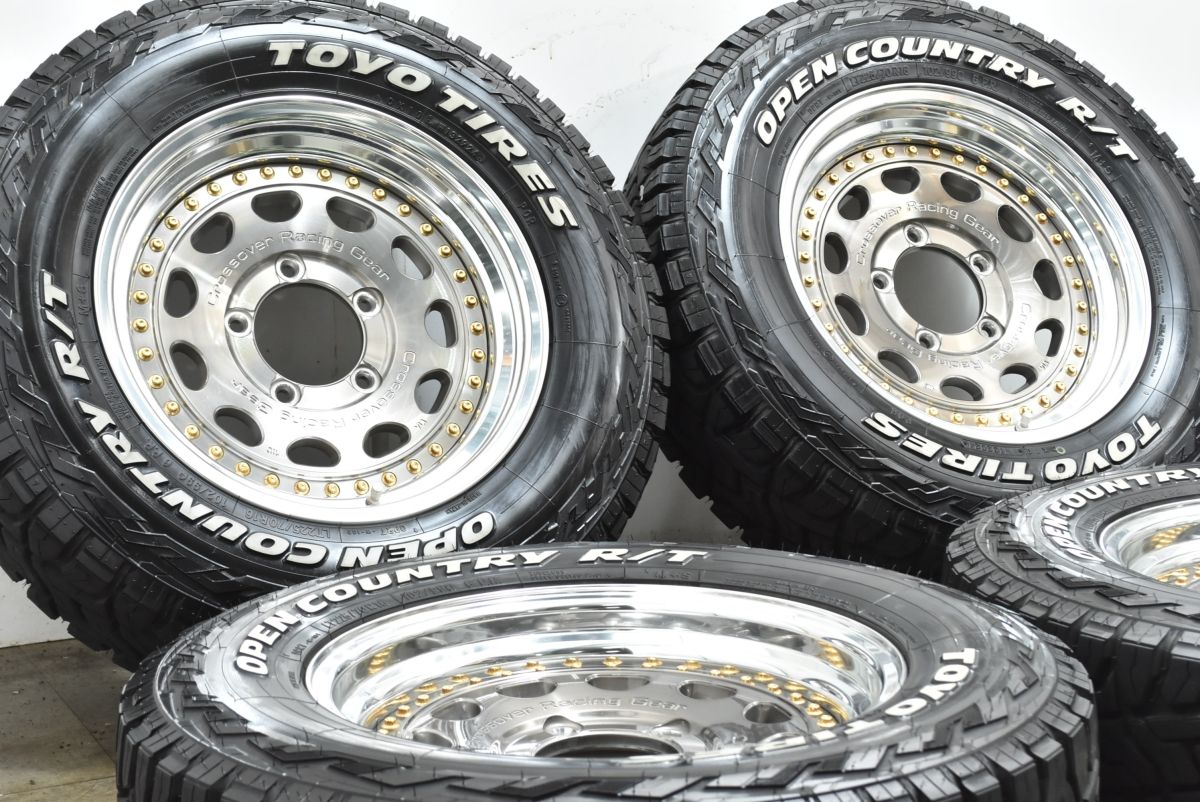 2025年製バリ溝 WORK クラッグ ガルバトレ 16 in 6 J±0 PCD 139.7 トーヨー オープンカントリー R|T LT 225|70 R ジムニー シエラ ノマド