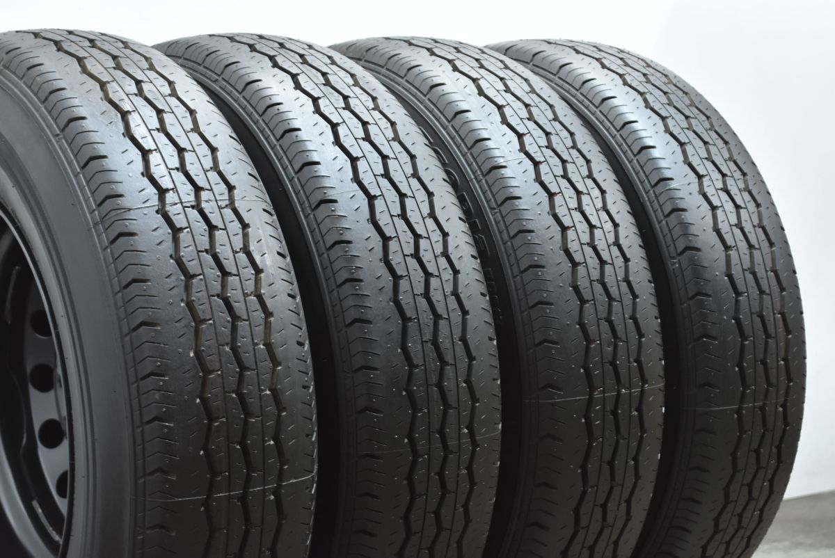 2025年製 新車外し バリ溝 美品】トヨタ 200 ハイエース 純正 15in 6J