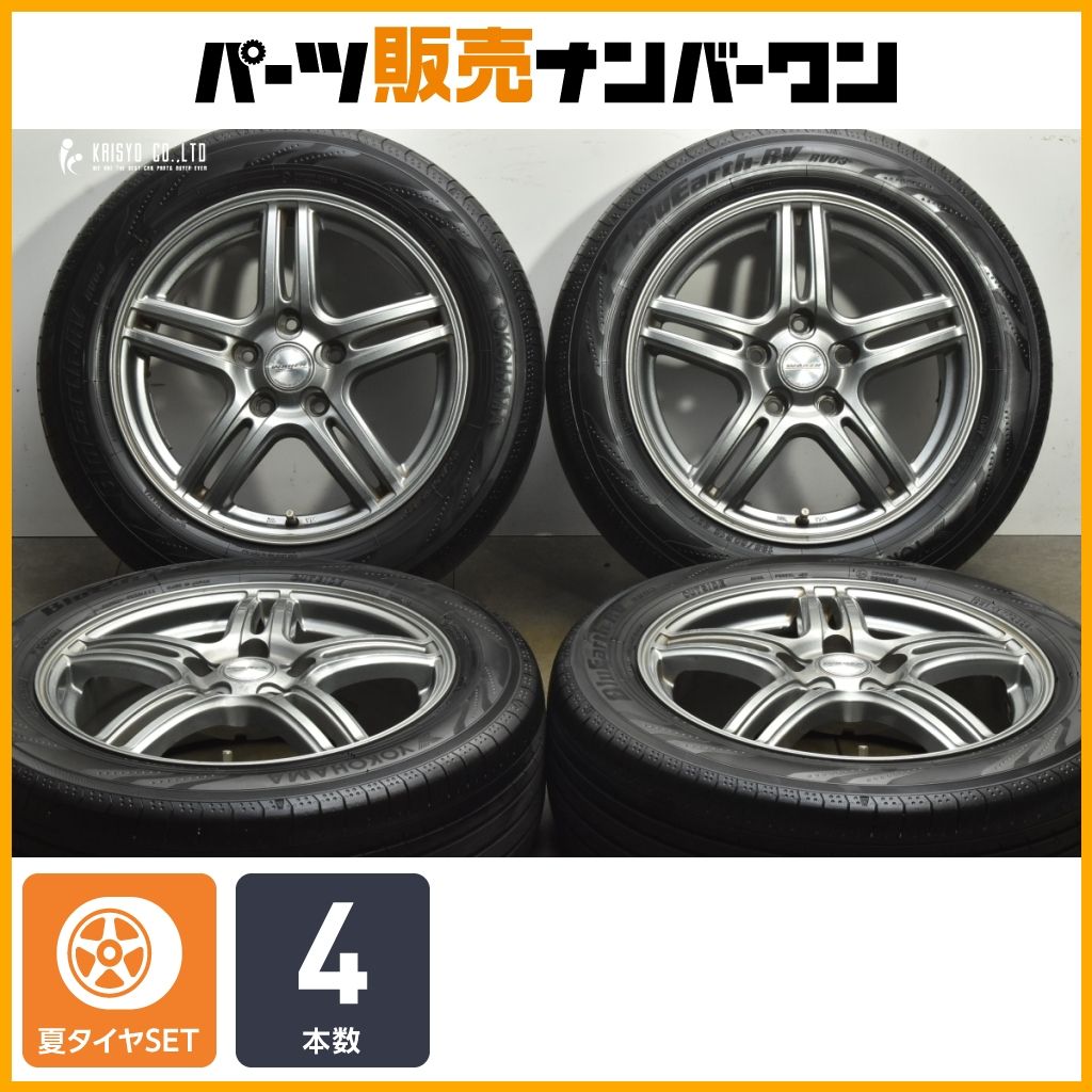 交換用に WAREN 16 in 6.5 J 45 PCD 114.3 ヨコハマ ブルーアース-RV RV 03 195|60 R ノア ヴォクシー セレナ ステップワゴン アクセラ