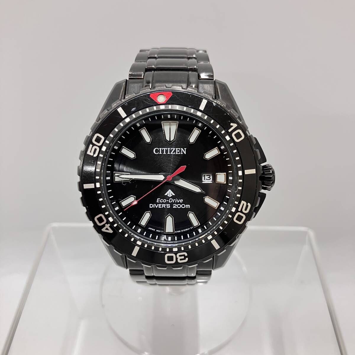 箱 CITIZEN Eco-Drive E 168-S 116015 ソーラー シチズン エコドライブ 腕時計