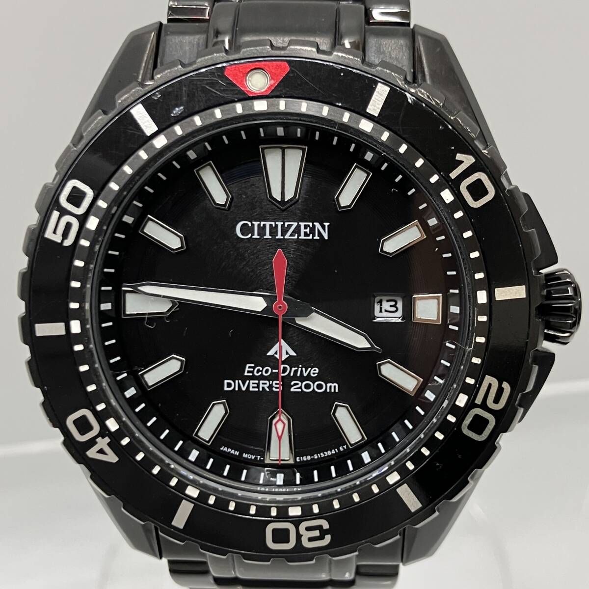 箱 CITIZEN Eco-Drive E 168-S 116015 ソーラー シチズン エコドライブ 腕時計