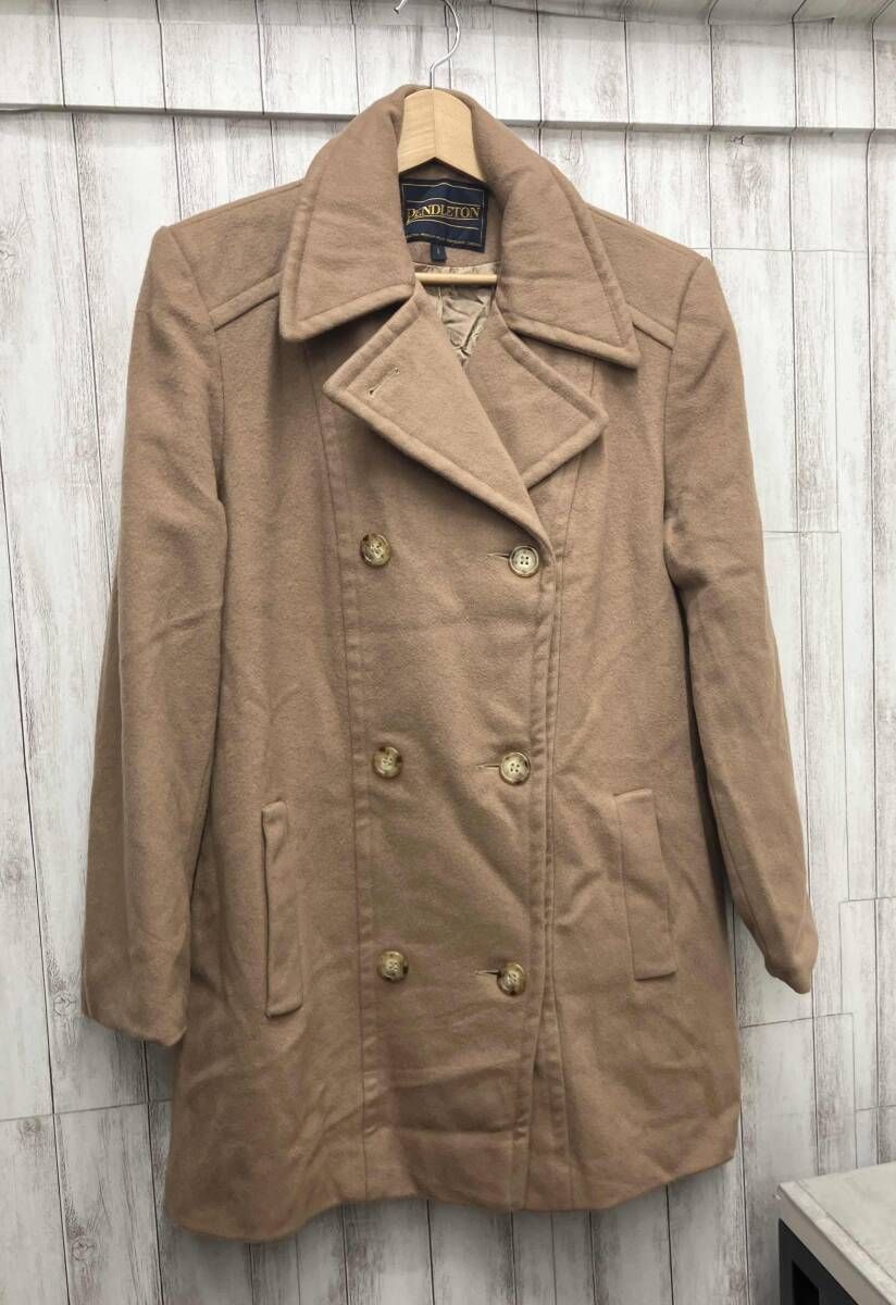 ブラウン PENDLETON|ピーコート| ワールメリノ キャメル