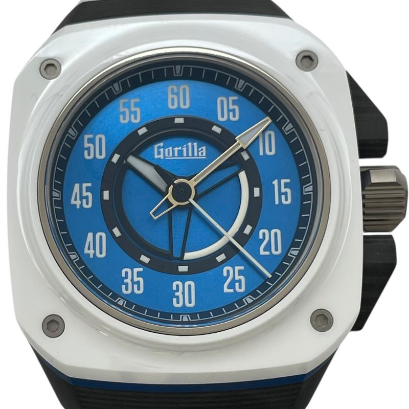 GORILLA レガシー 日本ハムファイターズモデル HKF 01.0 ブルー カーボン|アルミ|チタン|セラミック 自動巻き メンズ 腕時計