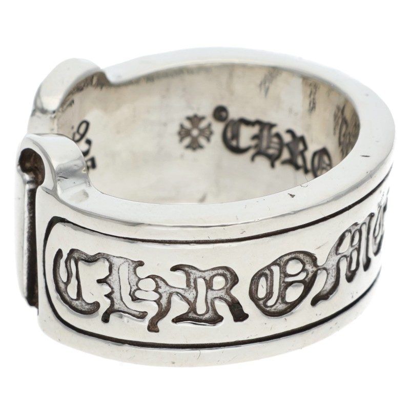 クロムハーツ リング US9号（日本19号相当） スクロールラベル メンズ クロムハーツ リング US9号（日本19号相当） スクロールラベル メンズ