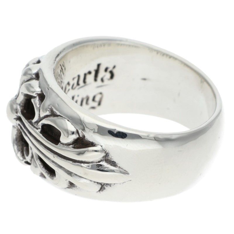  クロムハーツ FLRL CRS|フローラルクロス シルバーリング メンズ 15号 リング 指輪 アクセサリー